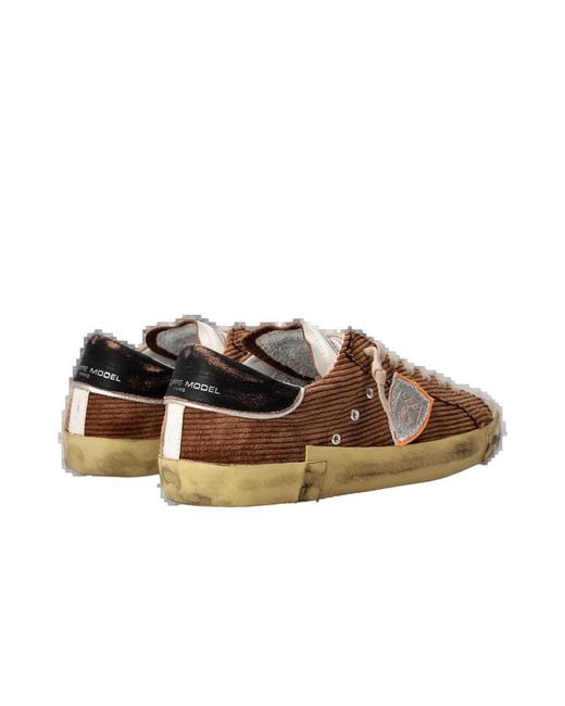 Philippe Model Brown Sneakers