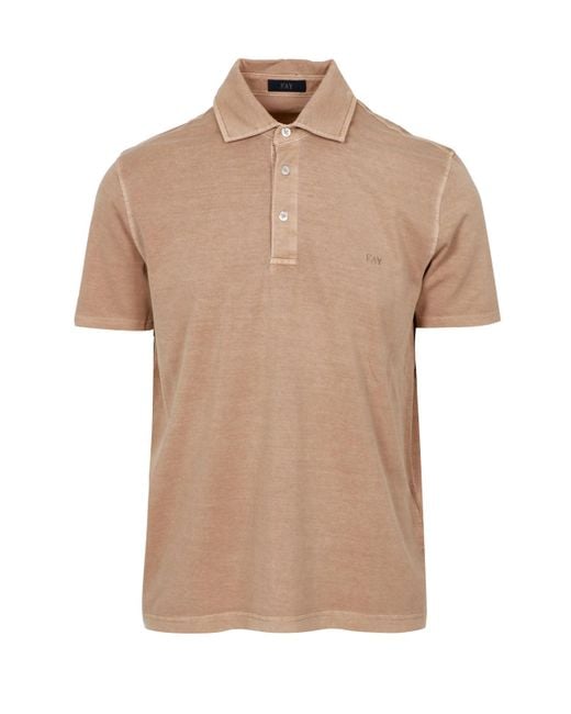 Fay Natural T Shirts And Polos for men