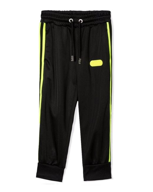 Gcds Black Triacetate Pants Boy for men