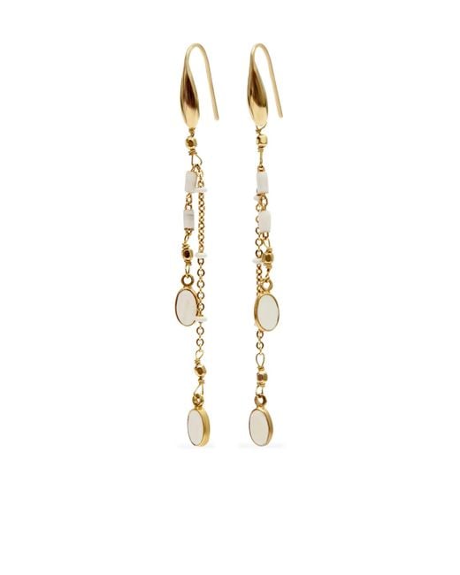 Isabel Marant White Boucles D'Oreilles Casablanca