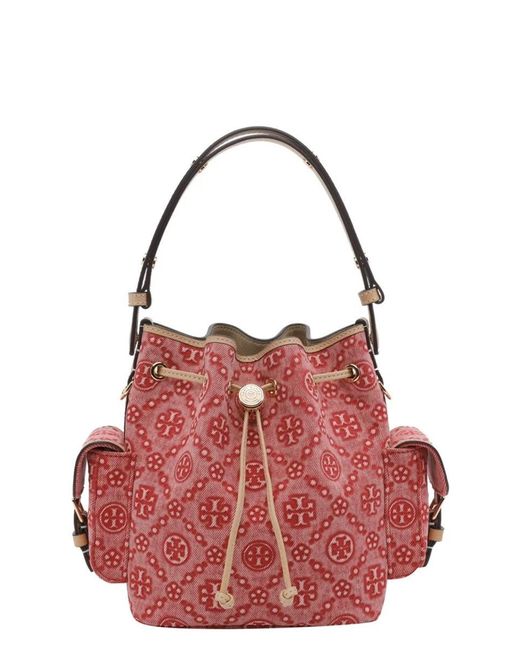 Tory Burch Red T-Monogram Bag
