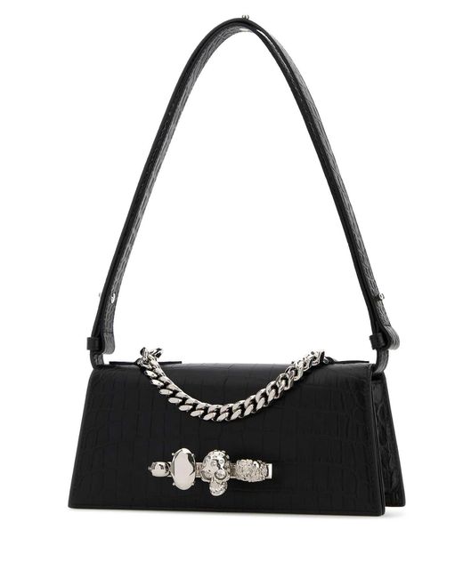McQueen Black Jewel. Shoulder Mini