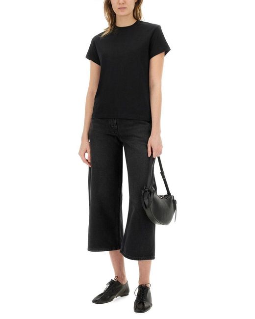 Studio Nicholson Black Tshirt Marine