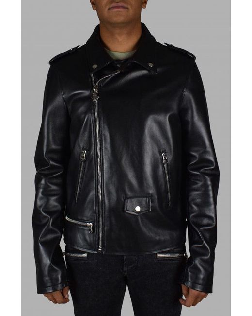 Philipp Plein Perfecto Jacket in het Black