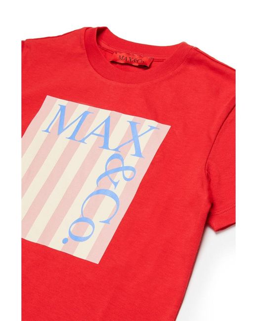 MAX&Co. Red T Shirt With Logo