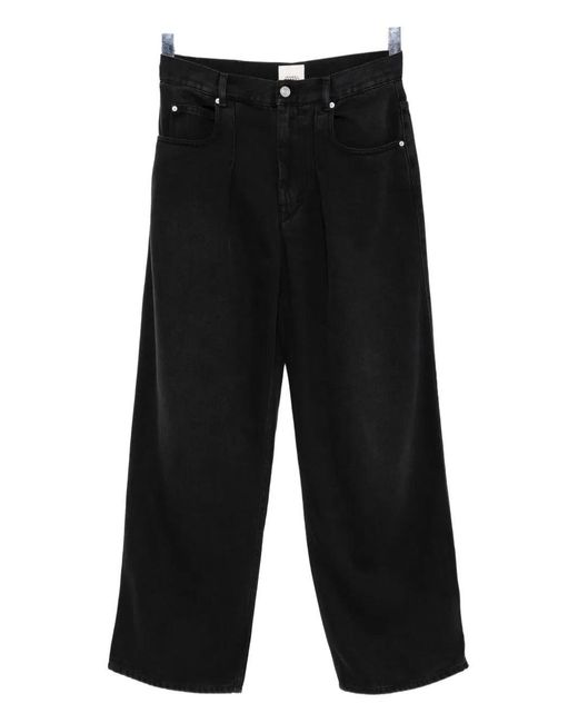 Isabel Marant Black Faded Effect Jeans