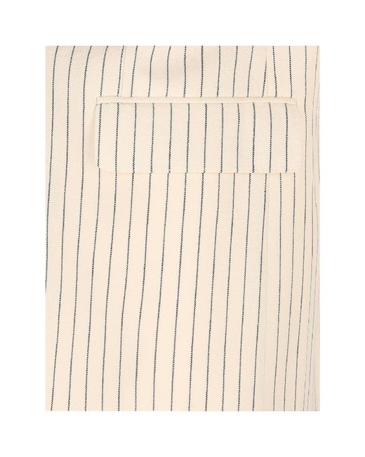 Céline Natural Wool Striped Blazer for men