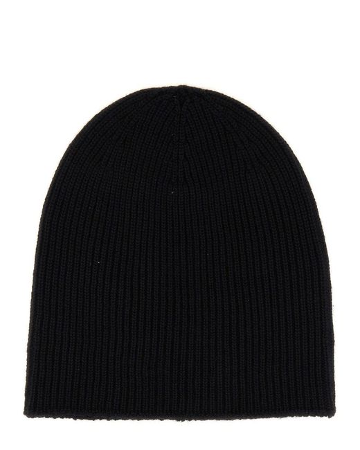 DSquared² Black Beanie Hat for men