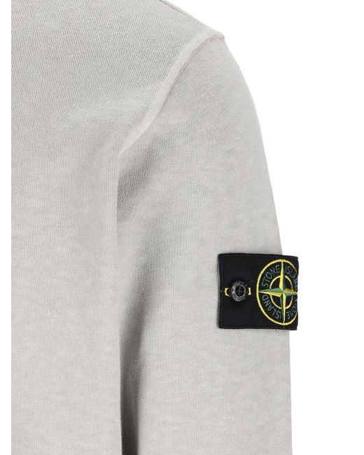 Stone Island White Sweaters for men