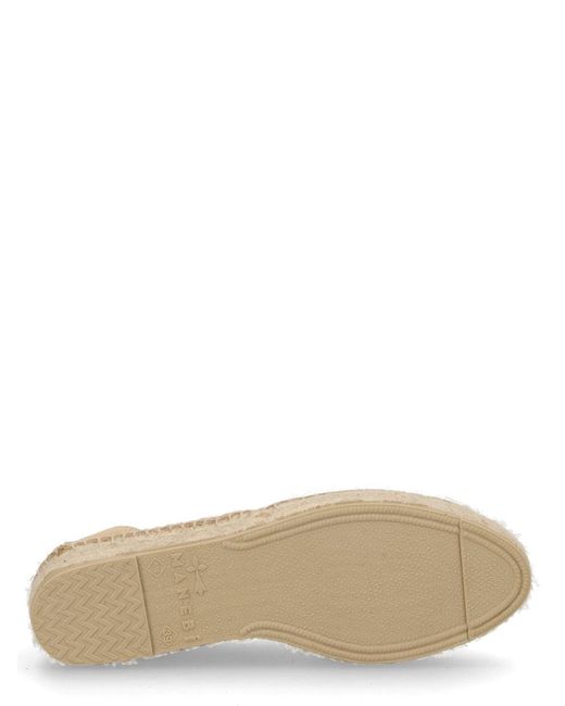 Manebí Natural Espadrilla Con Doppia Suola
