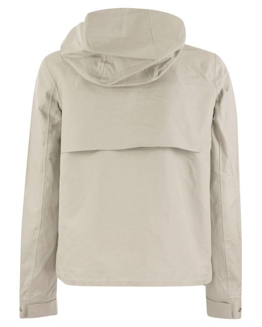 K-Way Gray Sarthe Hooded Jacket