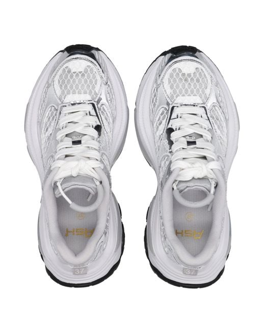 Ash Sneakers Zilver in het White