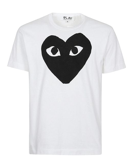 Comme des Garçons Comme des Garcons Black Heart Cotton T -Shirt