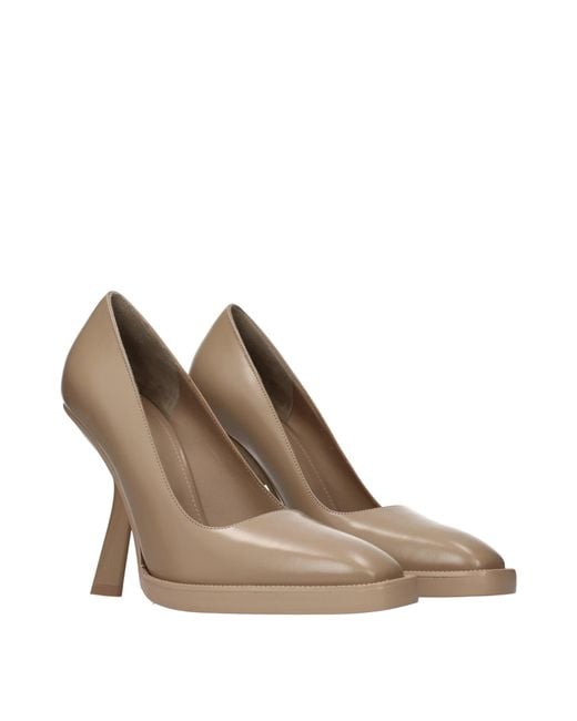 Ferragamo Brown Anser Décolleté Leather