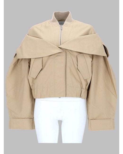 Ganni Natural Organic Cotton Sports Jacket