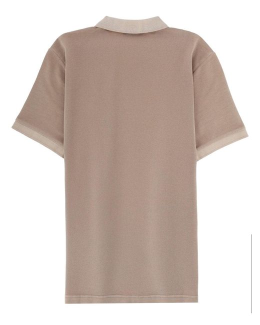 Fay Natural Polo With Logo for men