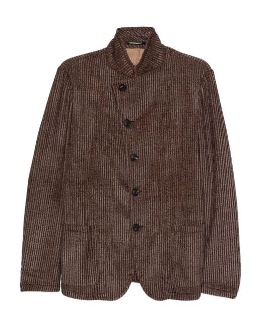 Giacca Split di Emporio Armani in Brown da Uomo