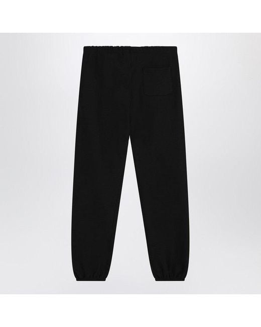 Champion Black Cotton Jogging Trousers for men