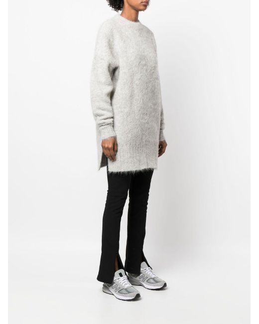 Rodebjer White Pullover Mit Rundem Ausschnitt