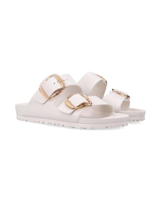 Birkenstock Pink Arizona Big Buckle Eva Sandals