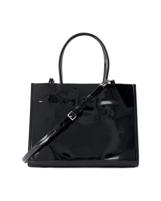 Tory Burch Black Ella Bio Small Shopper Bag Nylon Schwarz