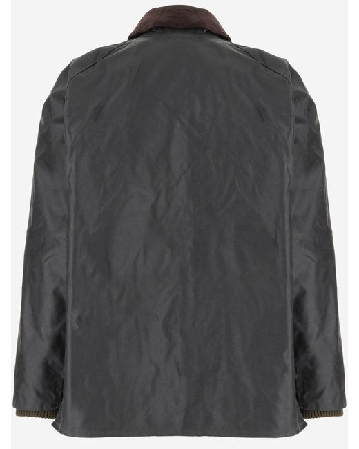 Barbour Black Bedale Waxed Jacket