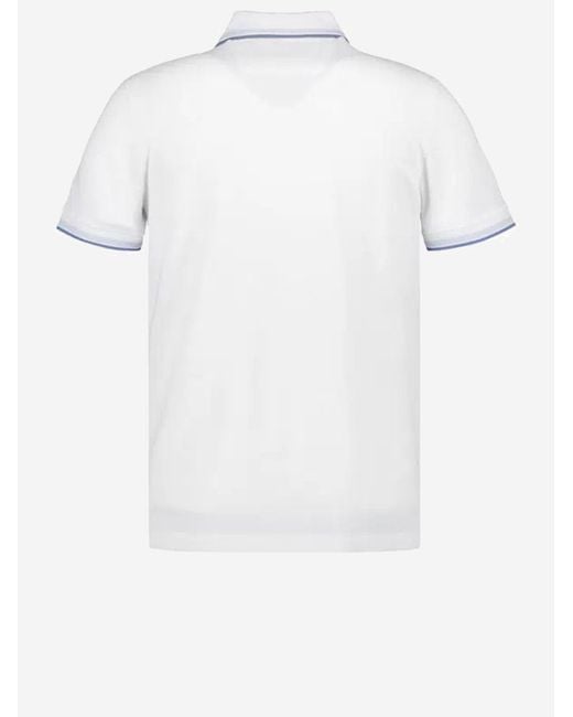 Boss White Cotton Piqué Polo Shirt With Logo for men