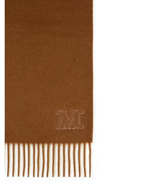 Max Mara 'Wsdalia' Cashmere mit Brown 'Monogram' Stickerei gestohlen