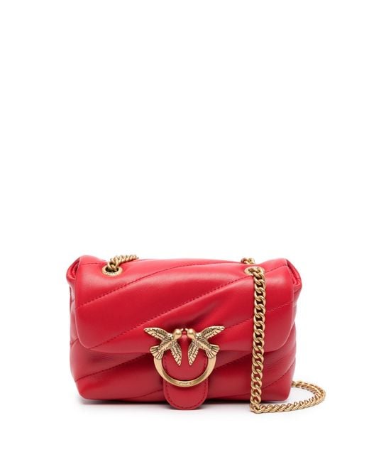 Pinko Red Baby Love Bag Puff Maxi Quilt