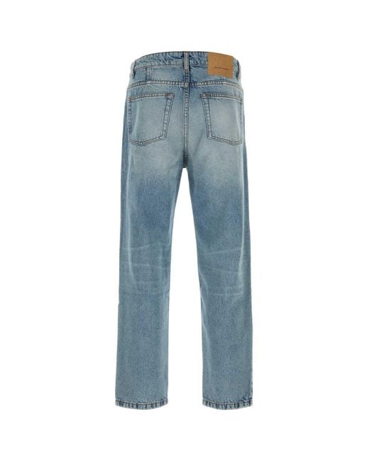 AMI Blue Denim Jeans for men