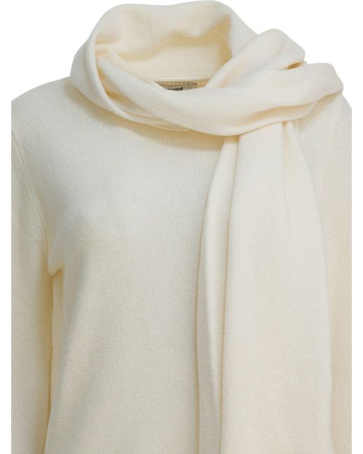 Sandbeige White Strickwaren