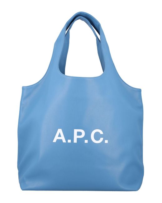 A.P.C. Blue Ninon Schultertasche