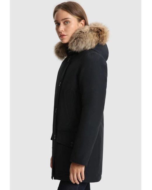 Woolrich Arctic Parka Met Verwijderbare Vacht in het Black