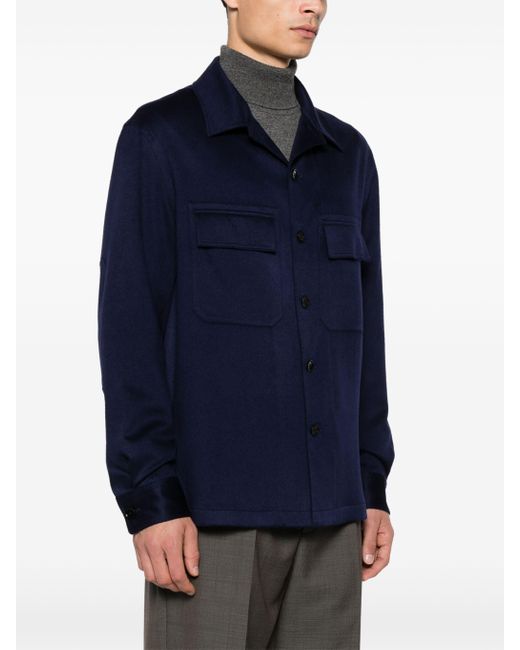 Zegna Alba Overhemd in het Blue voor heren