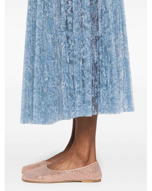 Ermanno Scervino Blue Skirts Clear