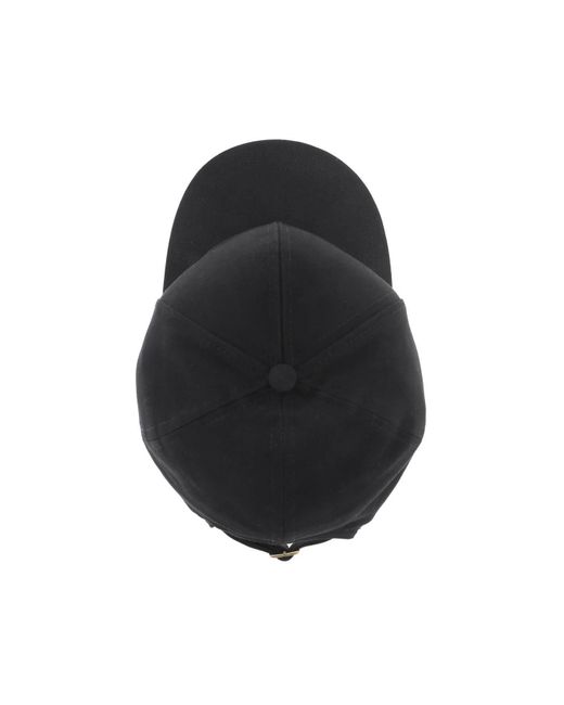UNI COLOR BASEBLABL CAP avec une broderie orbe Vivienne Westwood en coloris Black