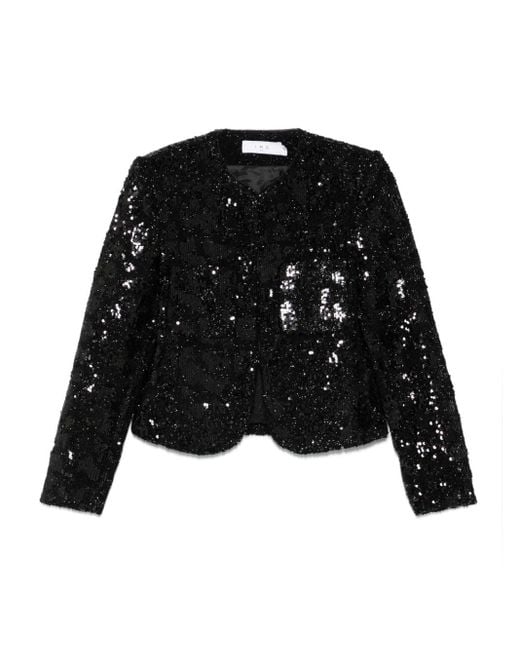 IRO Black Sequin Jacket