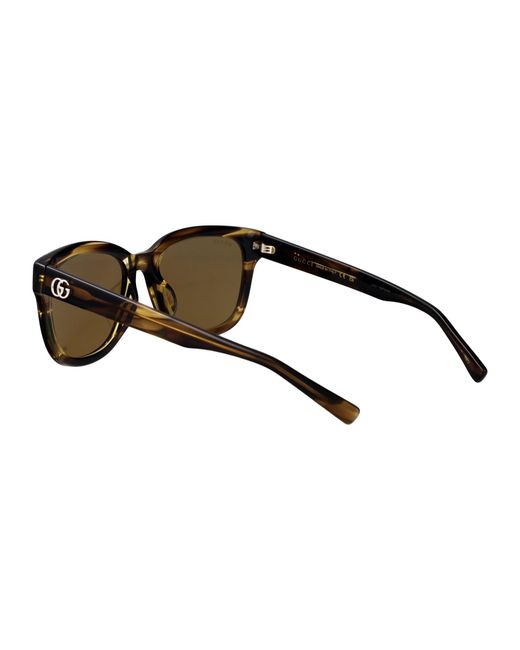 Gucci Brown Havana-Havana- Acetate Sunglasses