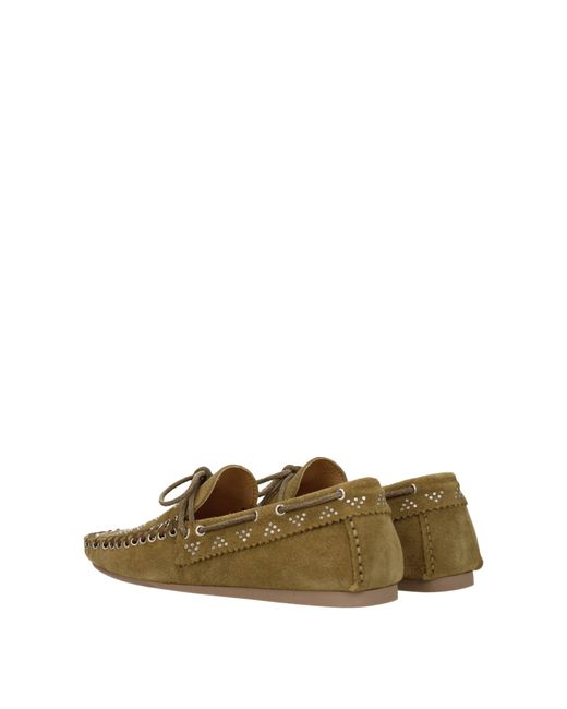 Isabel Marant Green Mocassini Suede for men