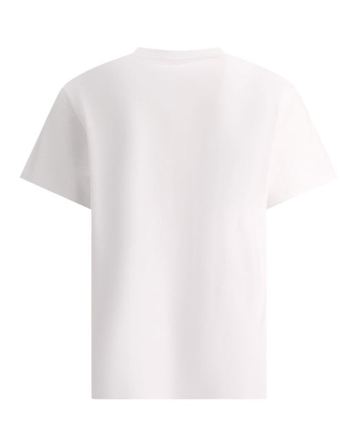 Alexander Mc Queen reflétait le logo T-shirt Alexander McQueen pour homme en coloris White