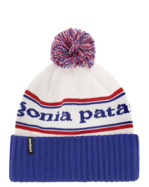 Cappello Di Con Risvolto E Pom Pom di Patagonia in Purple