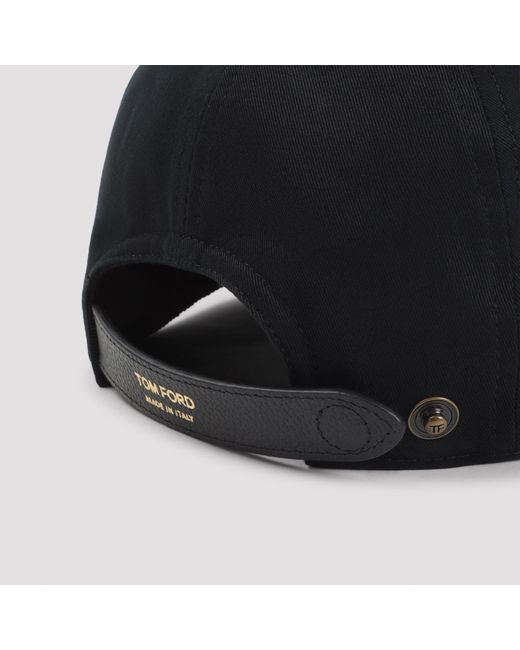 Tom Ford Black Baumwollhut