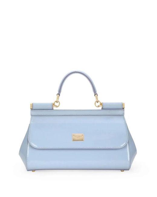 Dolce & Gabbana Langwerpige Sicily Schoudertas in het Blue