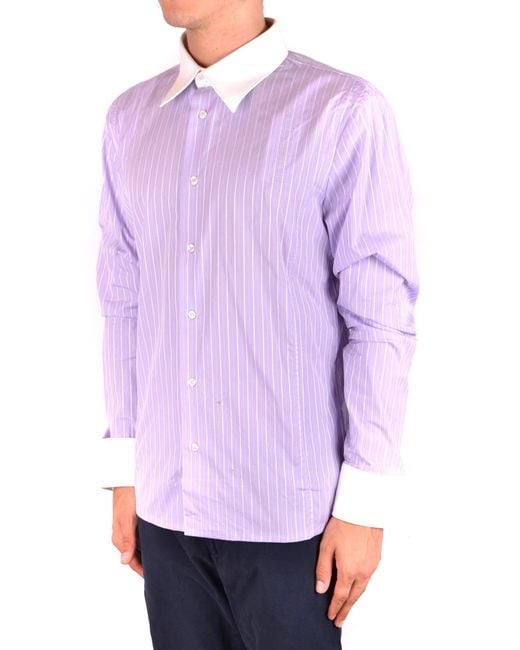 Bikkembergs Purple Shirts for men
