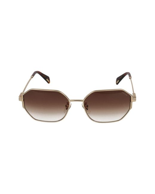 Police Brown Sonnenbrillen Polizei SPLF35 0300 SHINY ROSE Gold /16/135