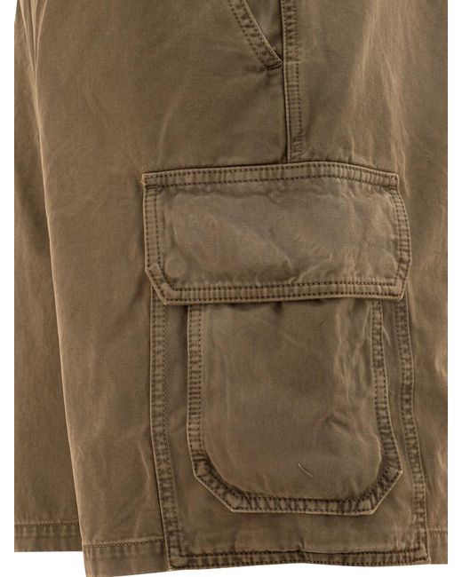 Loewe Katoenen Cargoshort in het Green voor heren