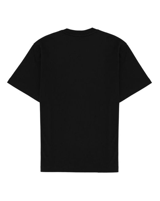 Lacoste Black Cotton Tshirt for men