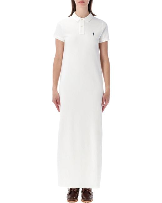 Polo Ralph Lauren White Polo Long Dress