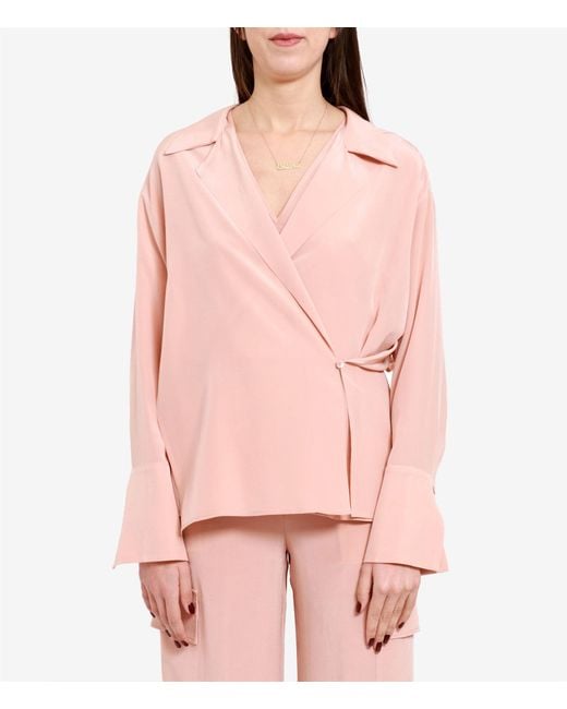 Erika Cavallini Semi Couture Pink Shirts