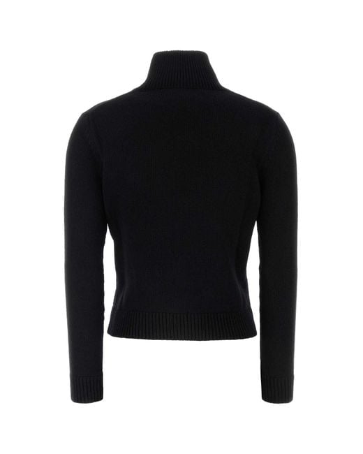 Balenciaga Black Wool Blend Sweater